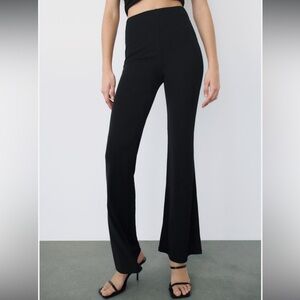 Zara Elegant Black Women's Flowy Pants